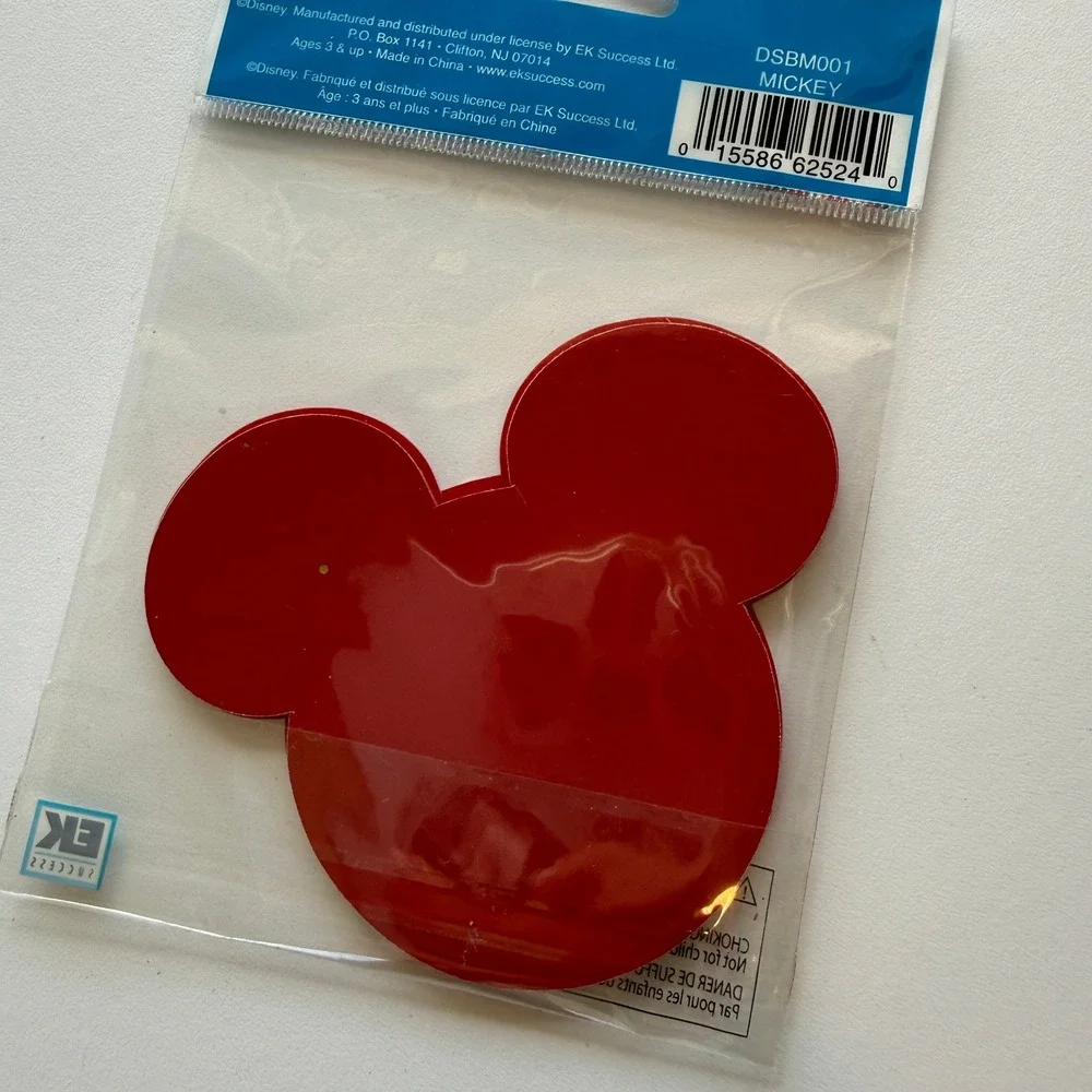 Disney Mickey Mouse Shakerbox EK Success Scrapbook Embellishment DSBM001 NEW